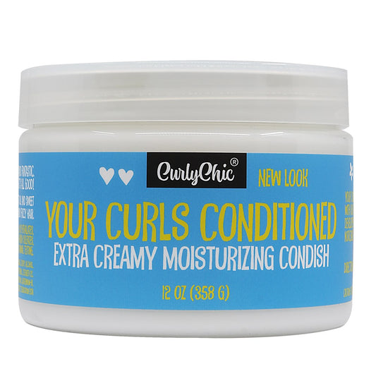Gray CURLY CHIC Your Curls Conditioned  Creamy Moisturizing Condish (12oz)