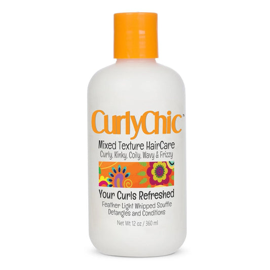 Lavender CURLY CHIC Mixed Texture HairCare Your Curl Refreshed Conditioning Lotion (12oz)