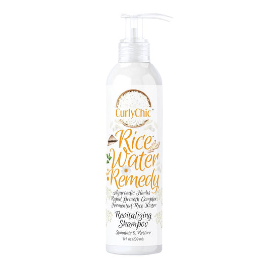White Smoke CURLY CHIC Rice Water Remedy Revitalizing Shampoo (8oz)