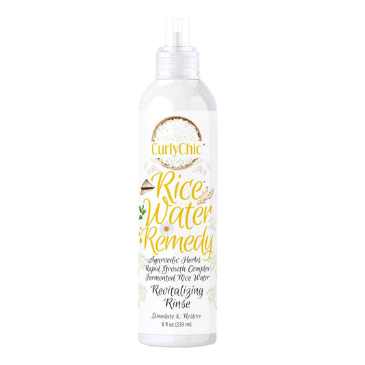 White Smoke CURLY CHIC Rice Water Remedy Revitalizing Rinse (8oz)