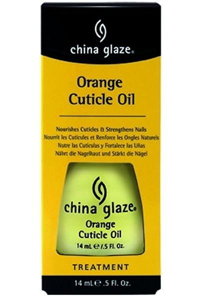 Black CHINA GLAZE Orange Cuticle Oil (0.5oz)