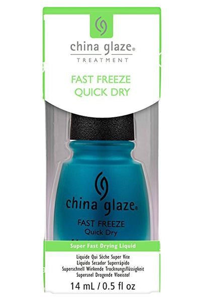 White Smoke CHINA GLAZE Fast Freeze Quick Dry (0.5oz)