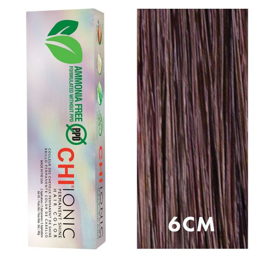 White Smoke CHI Ionic 6CM Light Chocolate Mocha Brown 3oz