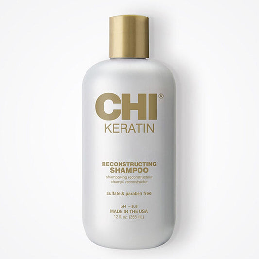 Light Gray CHI Keratin Reconstructing Shampoo (12oz)