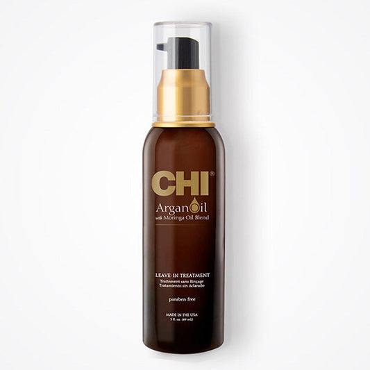 Light Gray CHI Argan Oil Leave In Treatment (3oz)