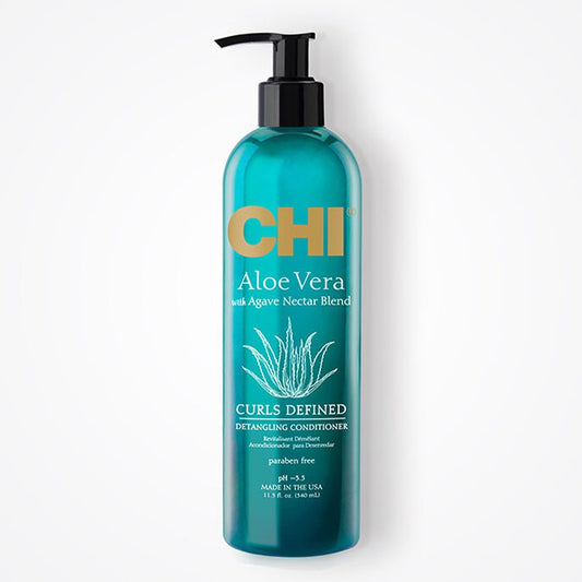 White Smoke CHI Aloe Vera Curl Defined Detangling Conditioner (11.5oz)