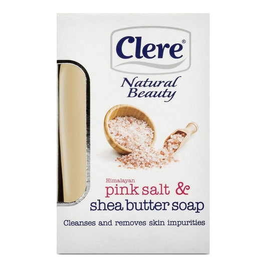 Lavender CLERE Pink Salt &amp; Shea Butter Soap (150g/5.2oz)