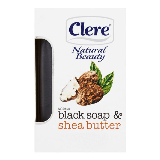White Smoke CLERE African Black Soap &amp; Shea Butter (150g/5.2oz)