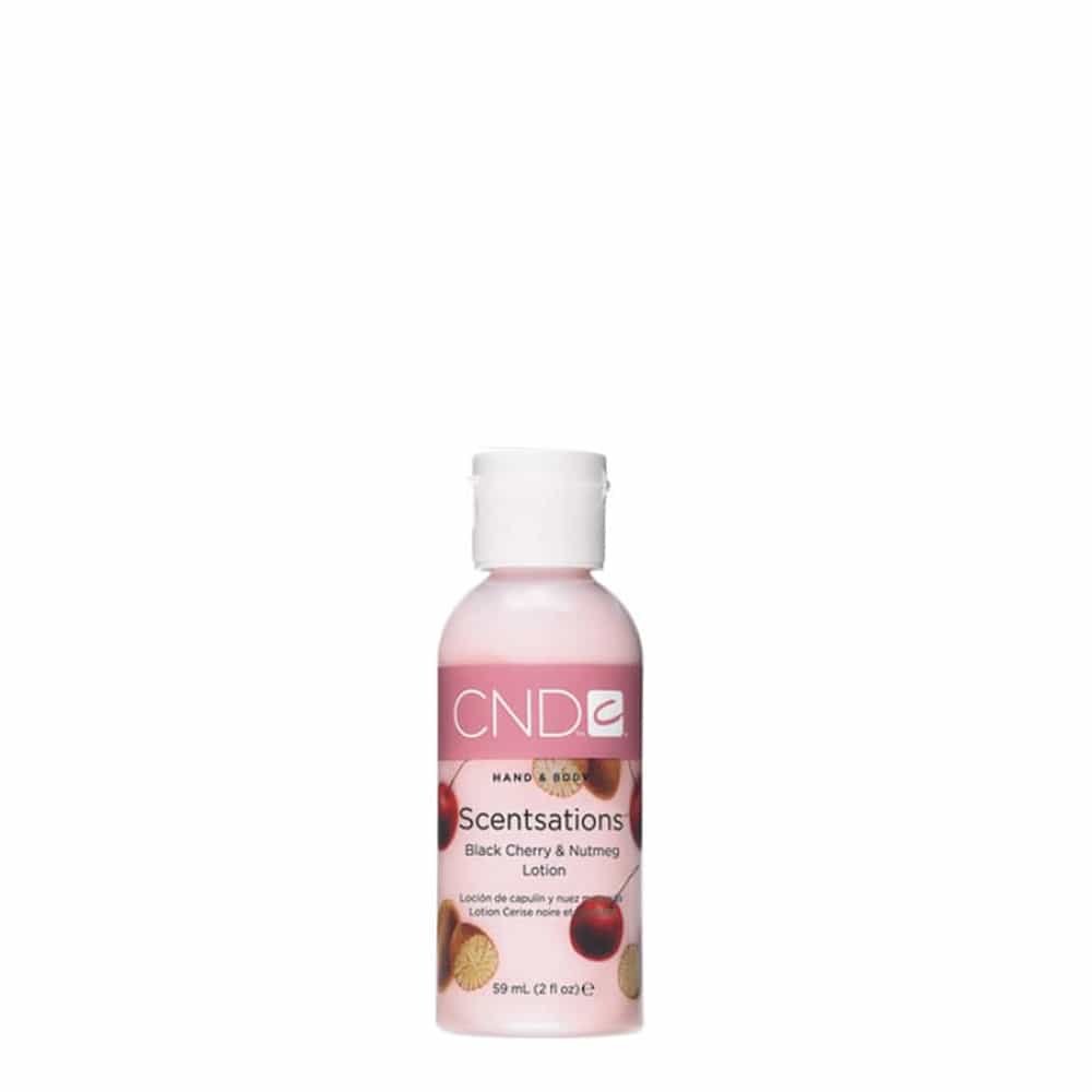 White Smoke CND Scentsations Blk Cherry & Nutmeg Lotion 2 fl oz