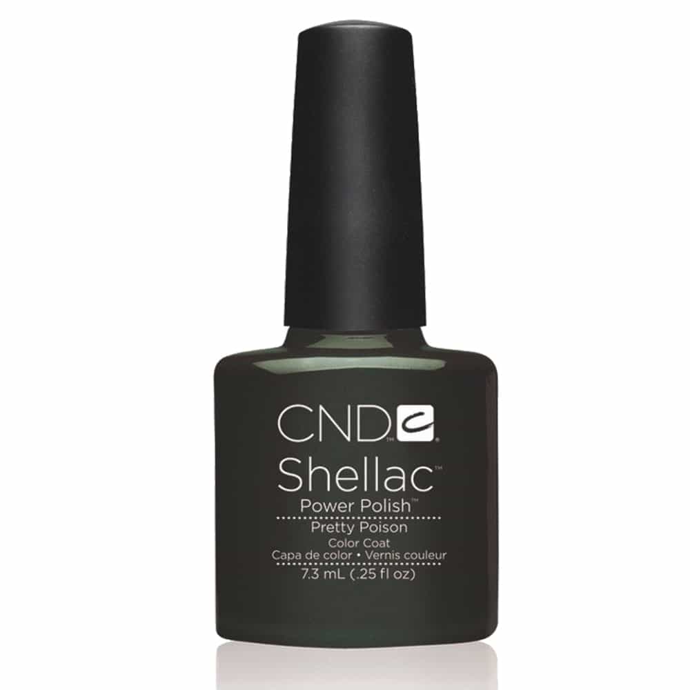 White Smoke CND Shellac Pretty Poison 0.25 fl oz / 7.3 ml - 40547