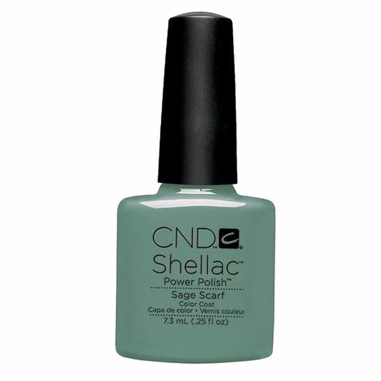 White Smoke CND Shellac Sage Scarf 0.25 fl oz / 7.3 ml - 90545