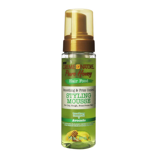 Seashell CREME OF NATURE Pure Honey Hair Food Avocado Mousse (7oz)
