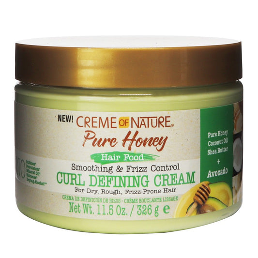 Pale Goldenrod CREME OF NATURE Pure Honey Hair Food Curl Defining Cream (11.5oz)