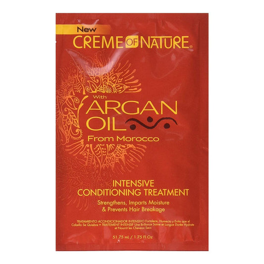 Firebrick CREME OF NATURE Argan Oil Intensive Conditioning Treatment Packet (1.75oz)
