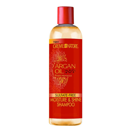 Firebrick CREME OF NATURE Argan Oil Moisture &amp; Shine Shampoo (12oz)