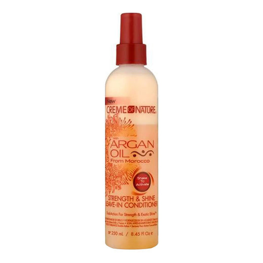White Smoke CREME OF NATURE Argan Oil Leave In Conditioner (8.5oz)