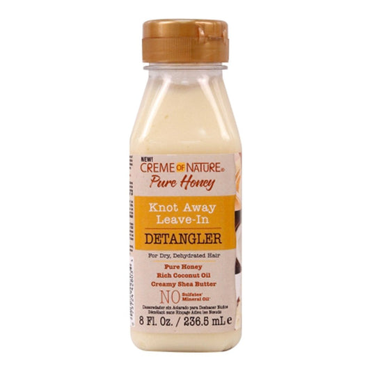 Tan CREME OF NATURE Pure Honey Knot Away Leave In Detangler (8oz)