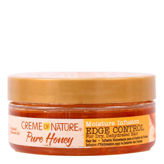 Chocolate CREME OF NATURE Pure Honey Moisture Infusion Edge Control (2.25oz)