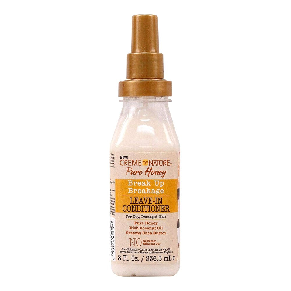 White Smoke CREME OF NATURE Pure Honey Leave In Conditioner (8oz)
