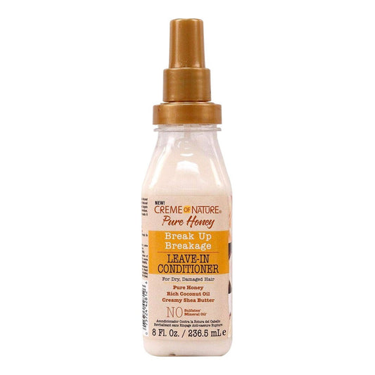 White Smoke CREME OF NATURE Pure Honey Leave In Conditioner (8oz)
