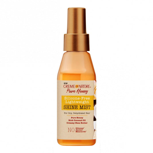 White Smoke CREME OF NATURE Pure Honey Silicone-Free Lightweight Shine Mist (4oz)