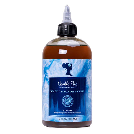 White Smoke CAMILLE ROSE Black Castor Oil + Chebe Invigorating Scalp Treatment Shampoo (12oz)