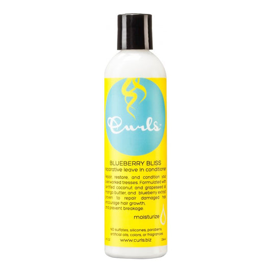 White Smoke CURLS Blueberry Bliss Reparative Leave in Conditioner (8oz)
