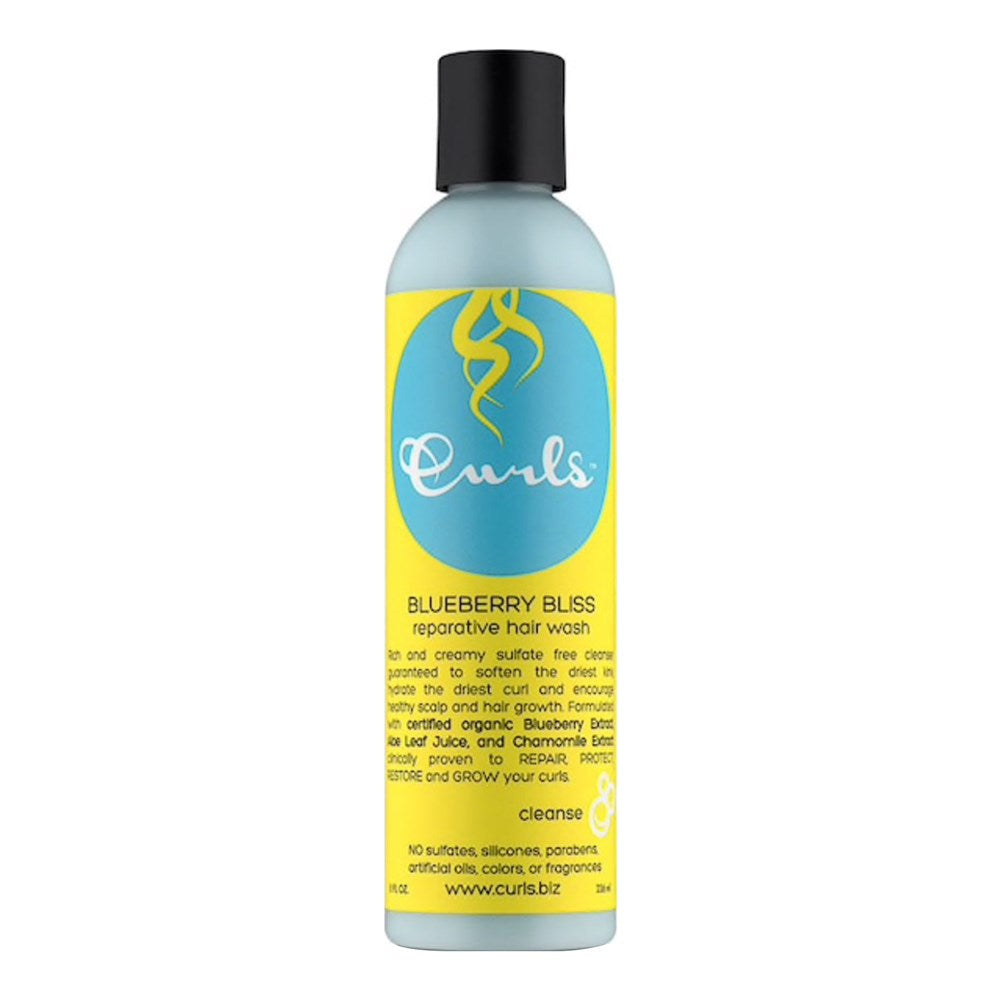 White Smoke CURLS Blueberry Bliss Reparative Hair Wash (8oz)