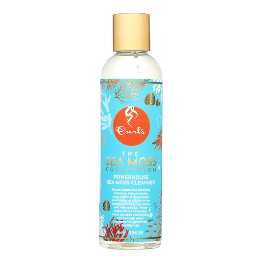 White Smoke CURLS Sea Moss Powerhouse Cleanser Shampoo (8oz)