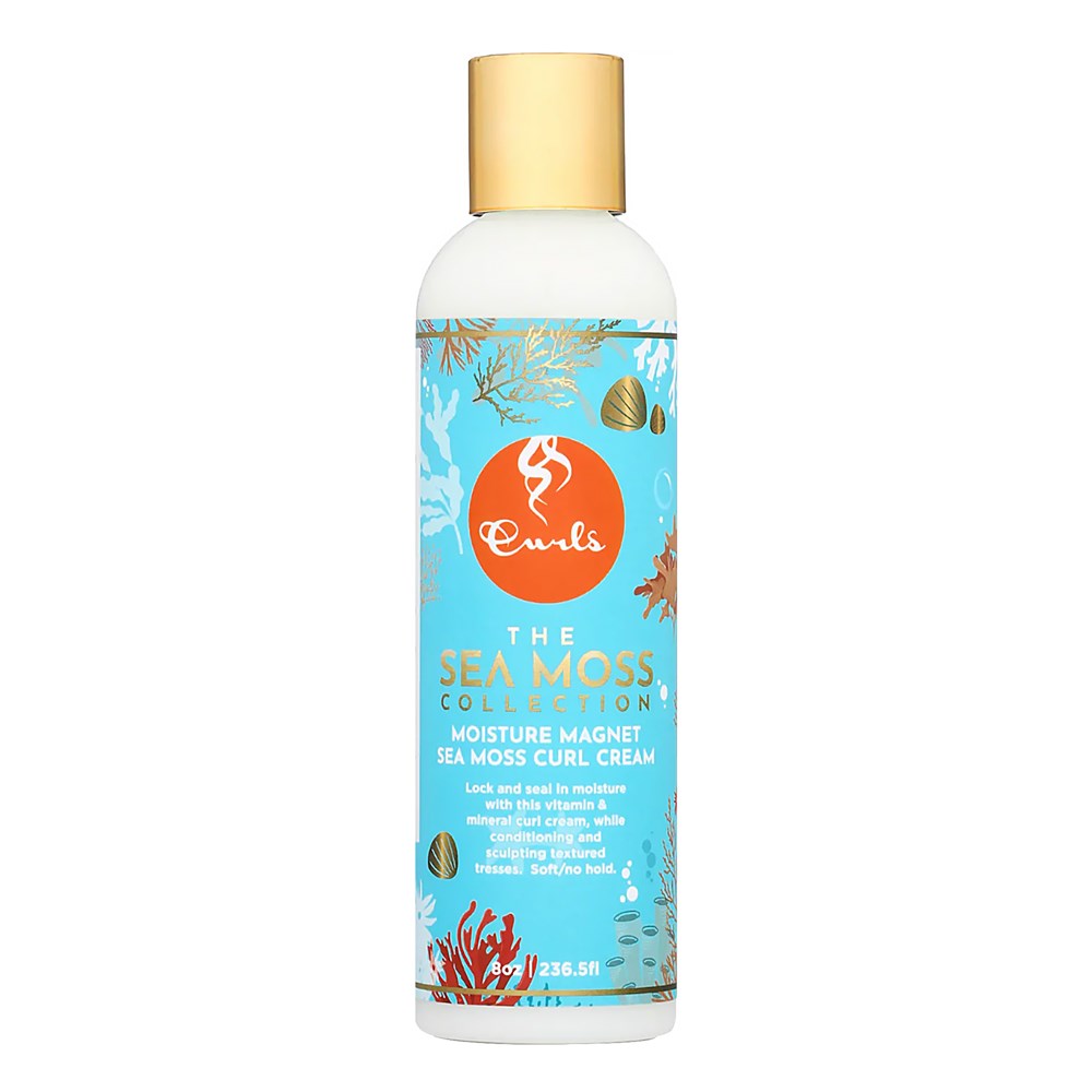 White Smoke CURLS Sea Moss Moisture Magnet Curl Cream (8oz)