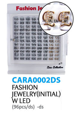 Cara Collection Fashion Jewelry(Initial) w LED(96pcs/ds) -ds