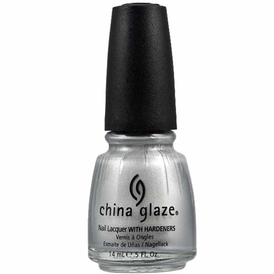 White Smoke China Glaze Metallic Platinum Silver 0.5 oz.