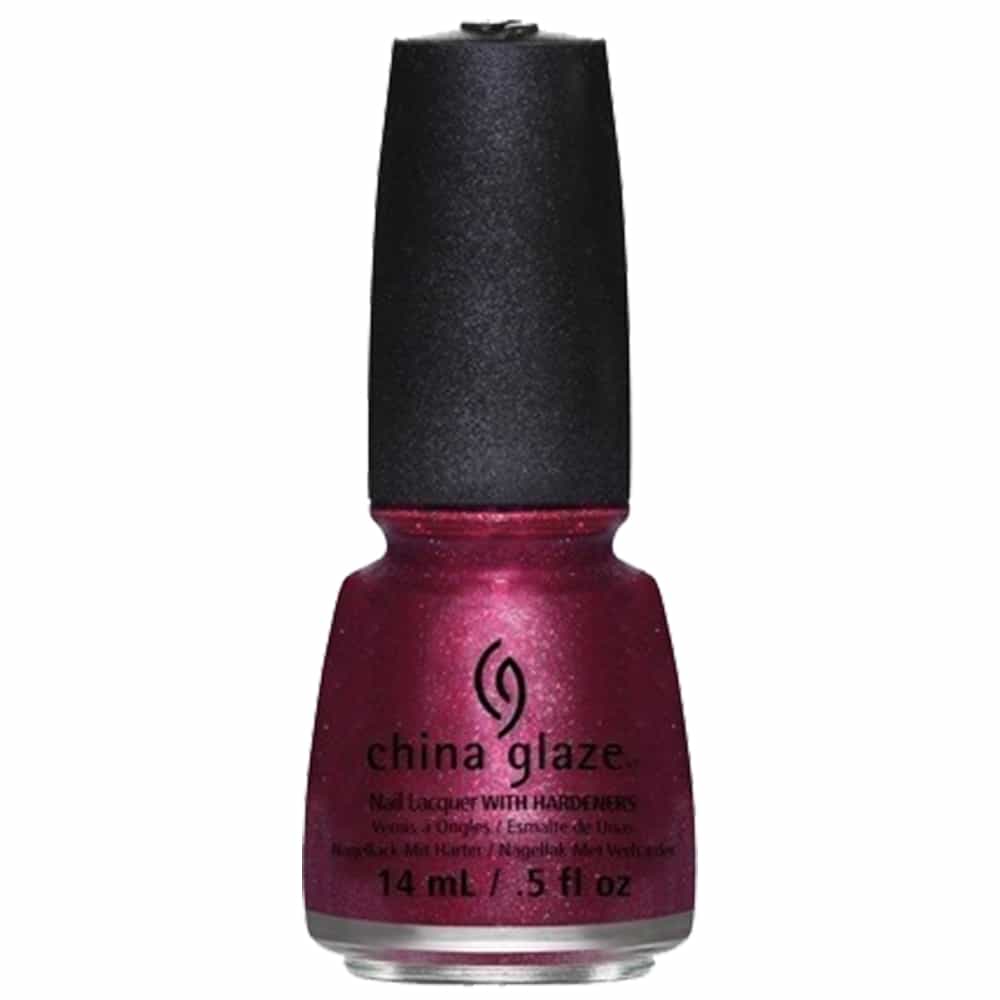 White Smoke China Glaze Santa Red My List 0.5 oz.