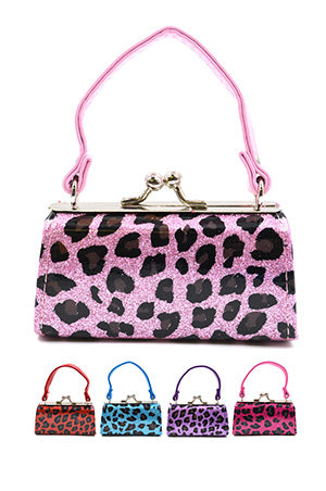 White Smoke Coin Mini Purse w/ Handle (Asst) #CH002 - pc