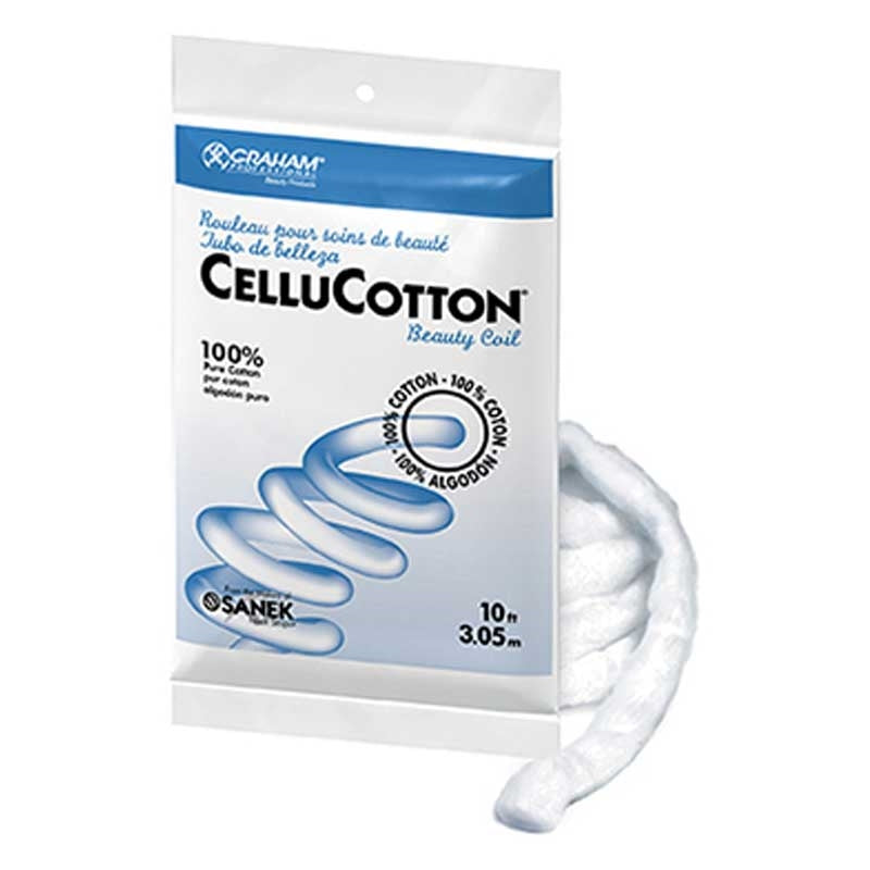 White Smoke Graham Beauty  CelluCotton Coils  Pure  10 ft/bag