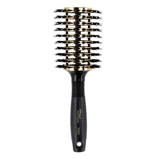 White Smoke Dannyco  Porcupine Vented Circular Brush  X Large