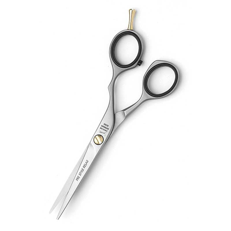 White Smoke Jaguar  Pre Style Relax Offset Scissor  5.5