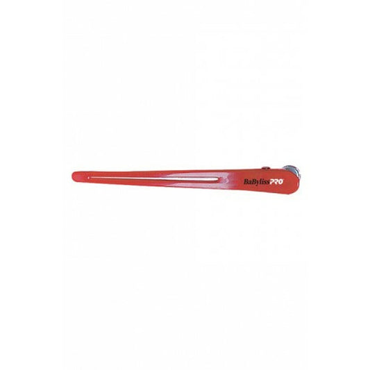 White Smoke BabylissPRO Red Sectioning Clips 6/pack