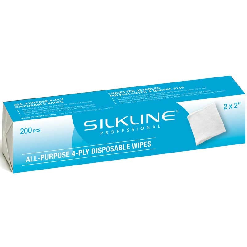 White Smoke Silkline All-Purpose Disposable Wipes 2″ x 2″ 200/pack