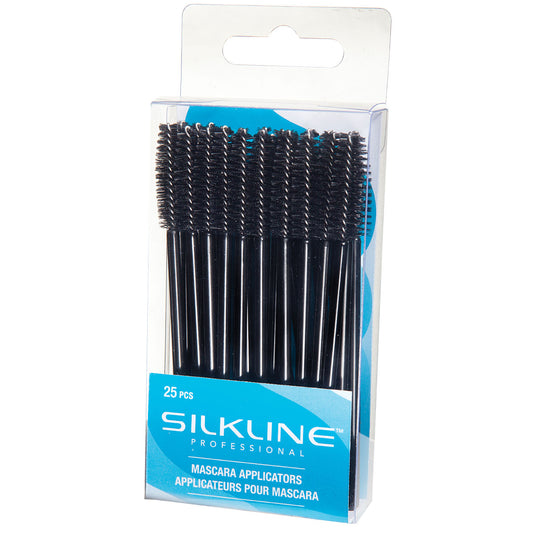 White Smoke SILKINE Disposable Mascara Applicators 25/pack – Black