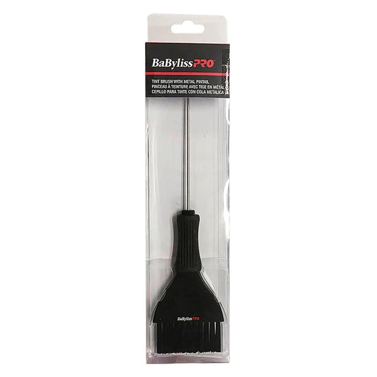 Light Gray BaBylissPRO  Metal Pintail Tint Brush  Large