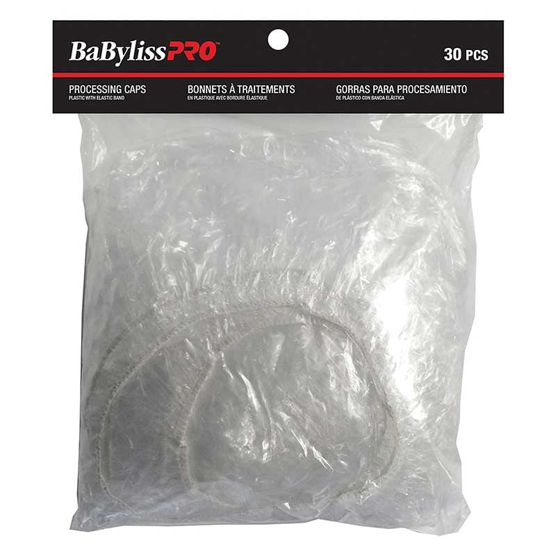 Gray BaBylissPRO  Plastic Caps with Elastic  30/bag