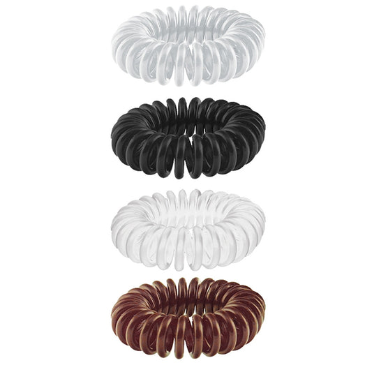 White Smoke BaBylissPRO  Traceless Hair Ring  Black  Single