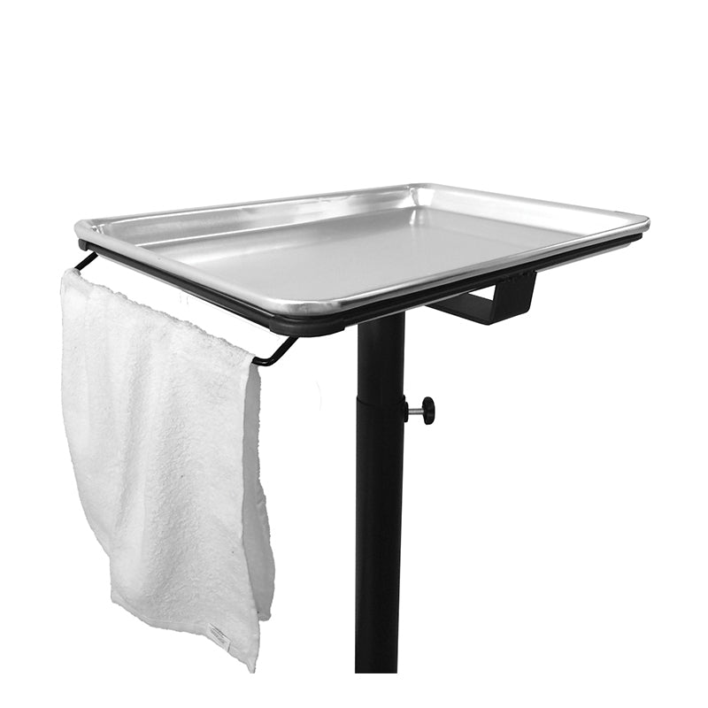 White Smoke BaBylissPRO  Mobile Tray Towel Holder