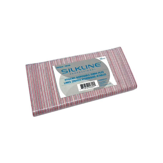 White Smoke Silkline  Mini Zebra Nail Files  50/pack