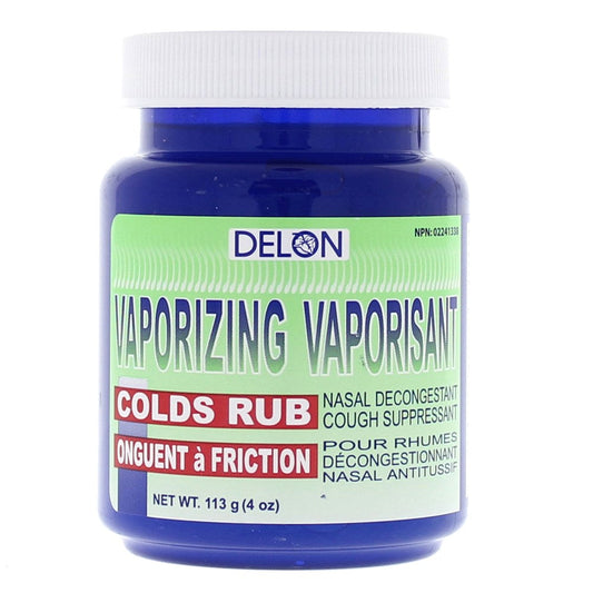 White Smoke DELON Vaporizing Colds Rub (4oz)