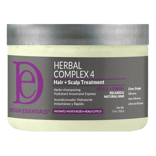 Dim Gray DESIGN ESSENTIALS Herbal Complex 4 Hair &amp; Scalp Treatment (5oz)