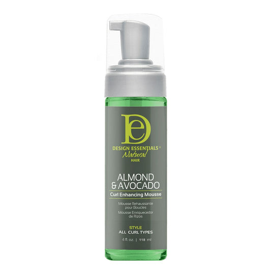 White Smoke DESIGN ESSENTIALS Almond &amp; Avocado Curl Enhancing Mousse