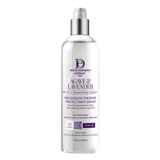 White Smoke DESIGN ESSENTIALS Agave &amp; Lavender Weightless Thermal Protectant Serum (4oz)