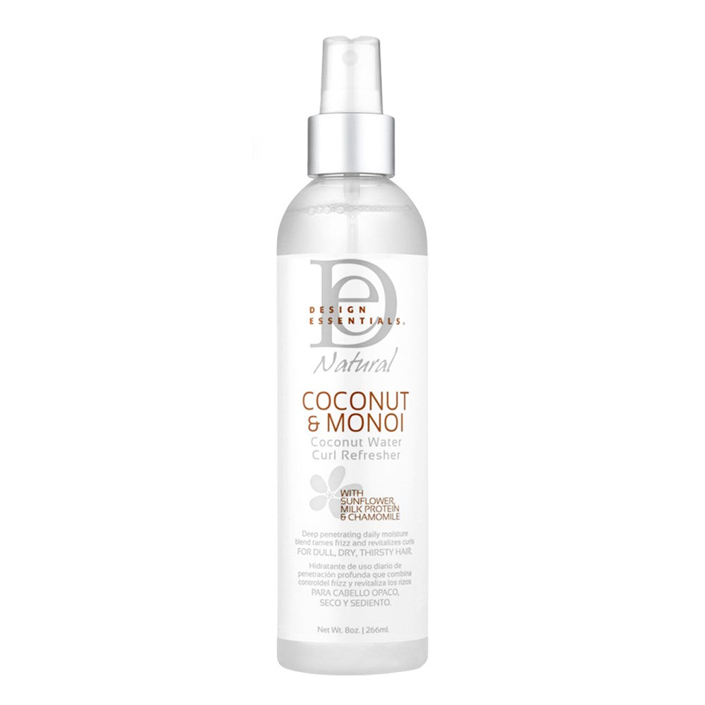 White Smoke DESIGN ESSENTIALS Coconut &amp; Monoi Coconut Water Curl Refresher (8oz)